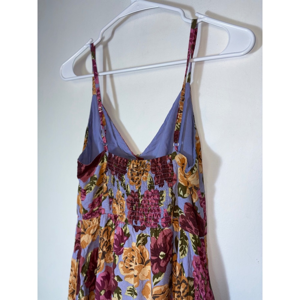 Auguste Selena Marguerite Floral Midi Dress Sz 4 Tiered Strappy Sundress - Picture 7 of 10